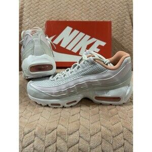 Nike Air Max 95 Recraft Platinum Tint White/Pink Big Kid SZ 5 Woman SZ 7 NWT Box